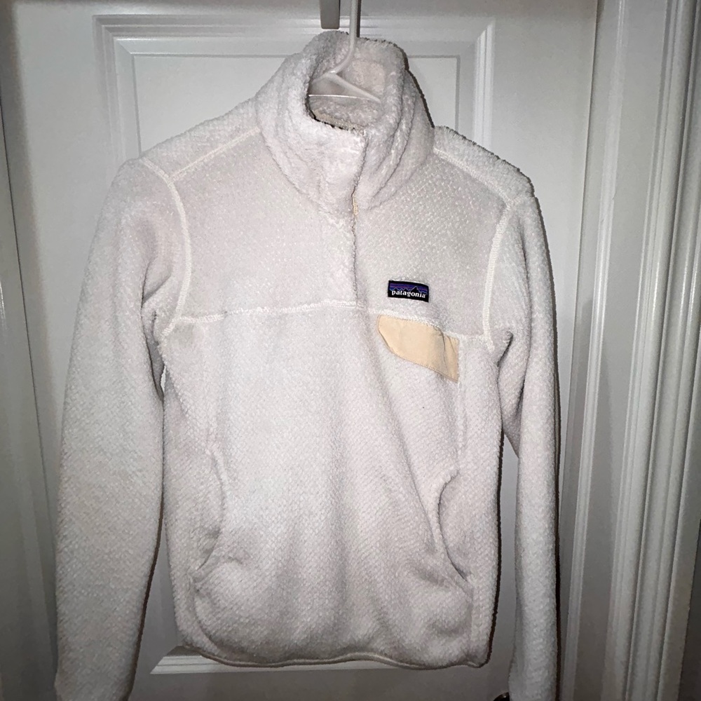 White Patagonia sweater